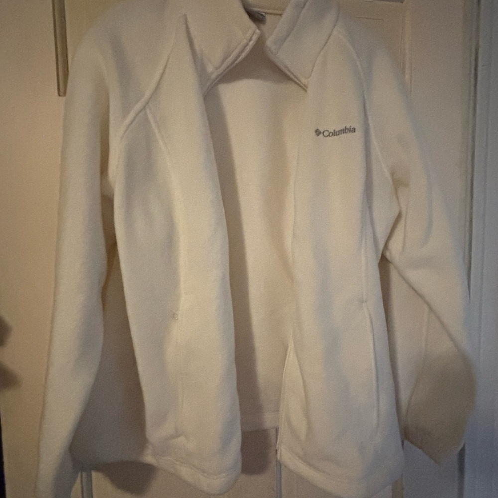 Columbia Women's White Fleece Jacket